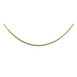 Lantisor argint placat cu aur galben 45cm model Etrusca DiAmanti ETRUS8L140_G-45cm-DIA (Argint 925‰ 2,4 g.)